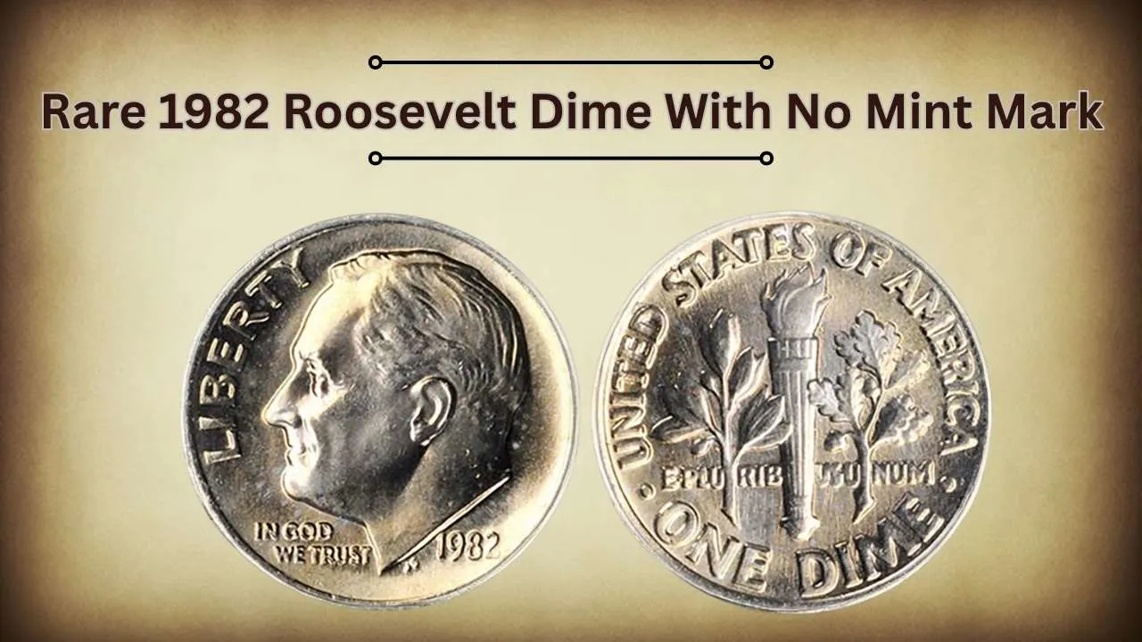 Rare 1982 Roosevelt Dime With No Mint Mark  Rare 1982 Roosevelt Dime With No Mint Mark