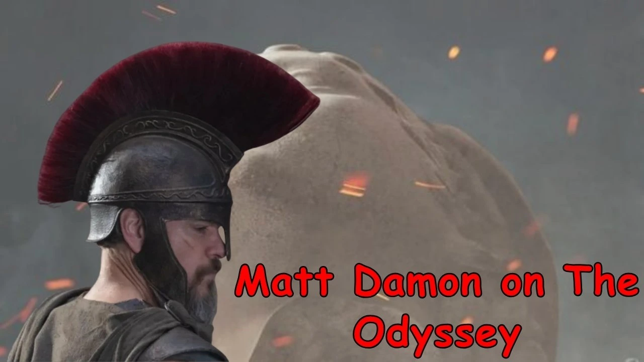 Matt Damon on The Odyssey Matt Damon on The Odyssey
