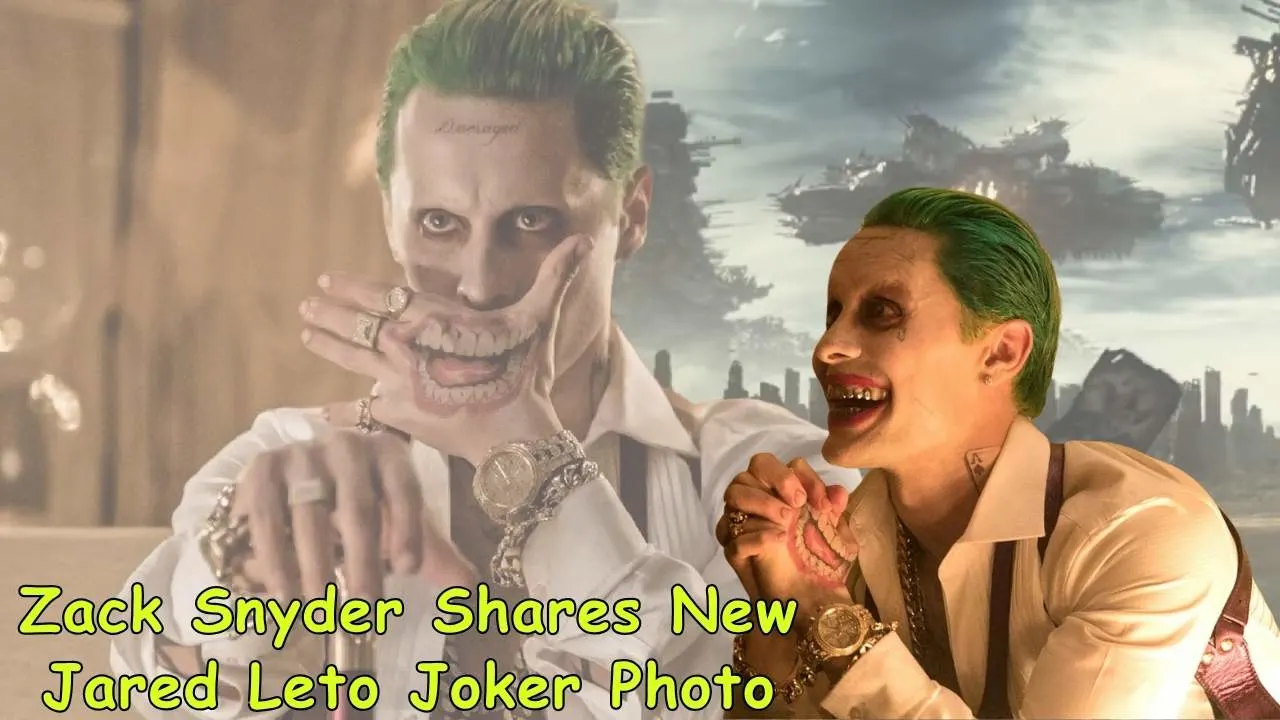Zack Snyder Shares New Jared Leto Joker Photo Zack Snyder Shares New Jared Leto Joker Photo