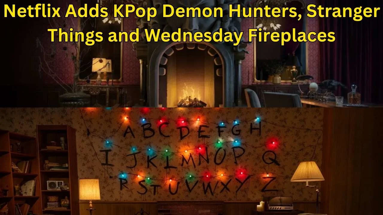 Netflix Adds KPop Demon Hunters, Stranger Things and Wednesday Fireplaces Netflix Adds KPop Demon Hunters, Stranger Things and Wednesday Fireplaces